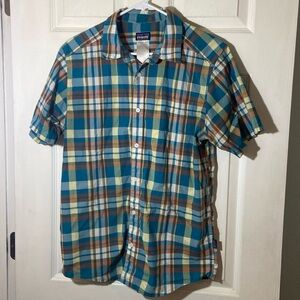 Patagonia Organic Cotton Plaid Button Down Shirt